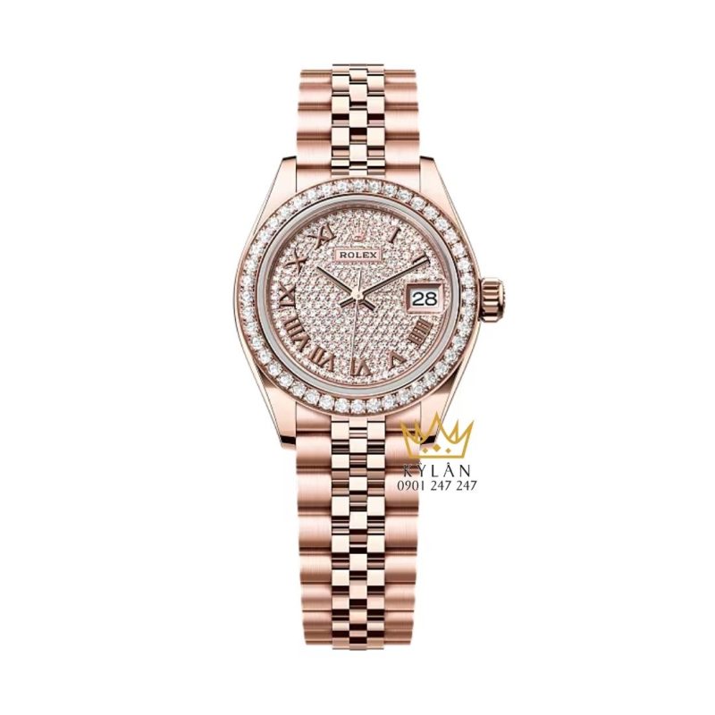 Đồng hồ Rolex Lady Datejust 28 mặt kim cương 279135RBR-0022