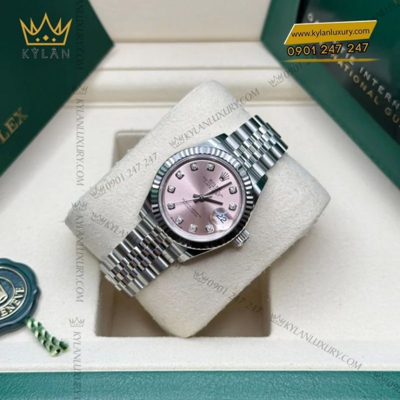 Đồng hồ Rolex Lady Datejust hồng cọc kim cương 279174-0003