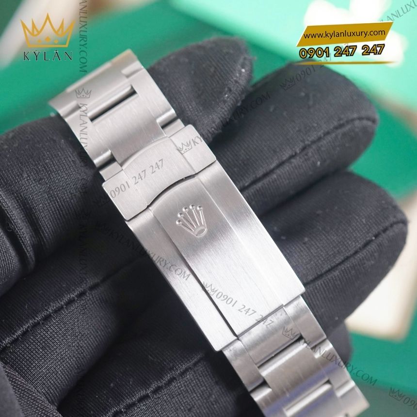 Kỳ Lân Luxury rolex oyster perpetual 36 126000 0001 3 Đồng hồ Rolex Oyster Perpetual 36 mặt số bạc 126000-0001