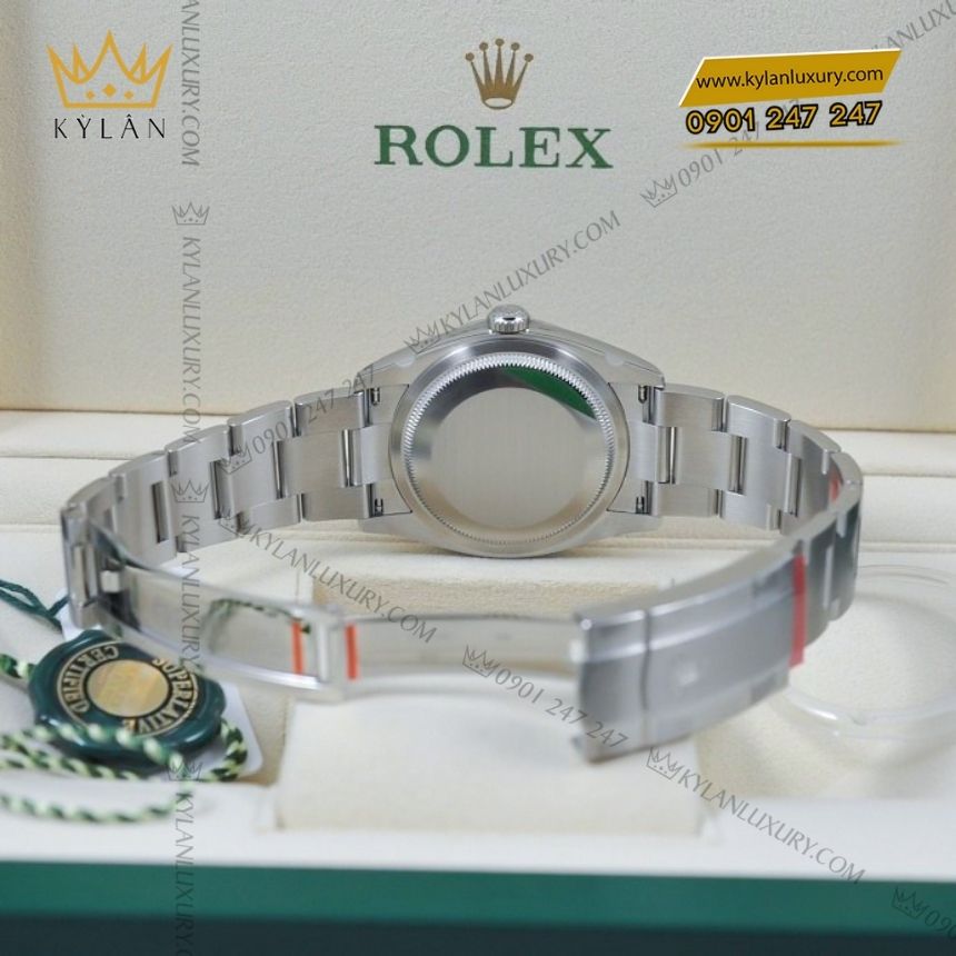 Kỳ Lân Luxury rolex oyster perpetual 36 126000 0005 2 Đồng hồ Rolex Oyster Perpetual 36 mặt xanh lục 126000-0005