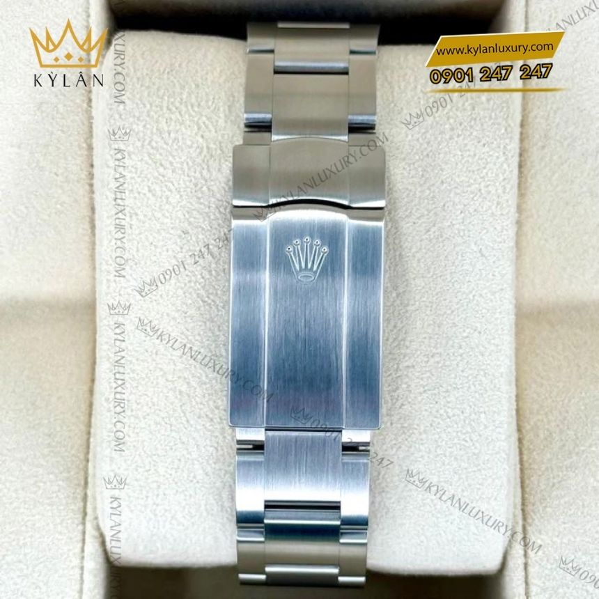 Kỳ Lân Luxury rolex oyster perpetual 36 126000 0005 4 Đồng hồ Rolex Oyster Perpetual 36 mặt xanh lục 126000-0005