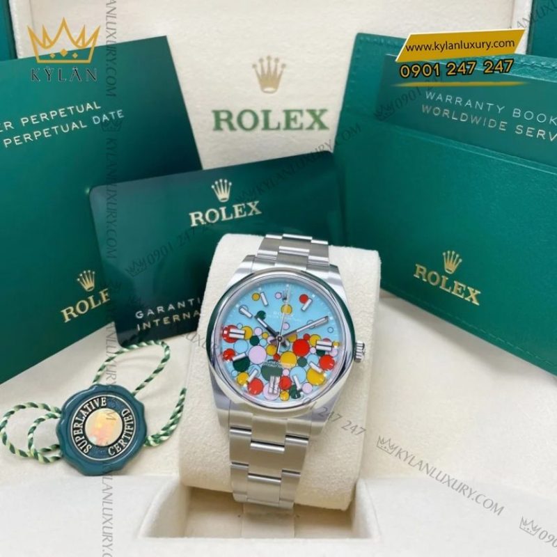 Đồng hồ Rolex Oyster Perpetual 41 Celebration-Motif 124300