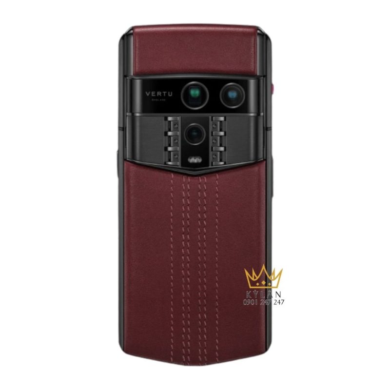 Điện thoại Vertu Agent Q Black Regular Wine Red Calf 1TB