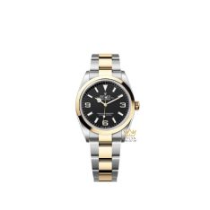 1 Đồng hồ Rolex Explorer 36mm mặt số đen mã 124273