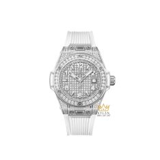 1 Hublot Big Bang One Click Steel White Full Pavé 33mm