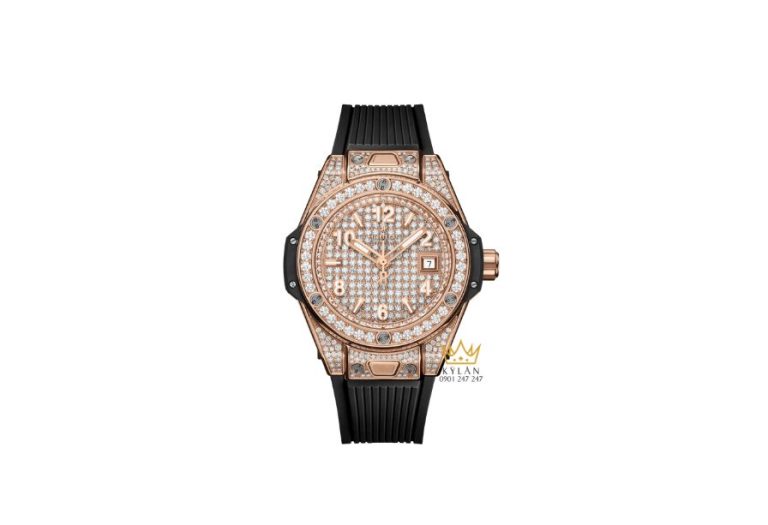 Hublot Big Bang One Click King Gold Full Pavé 33mm