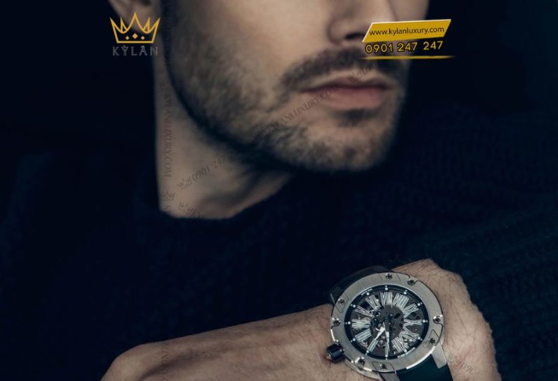 Baseplate và cầu máy titanium grade 5 phủ PVD đen của RMXP1