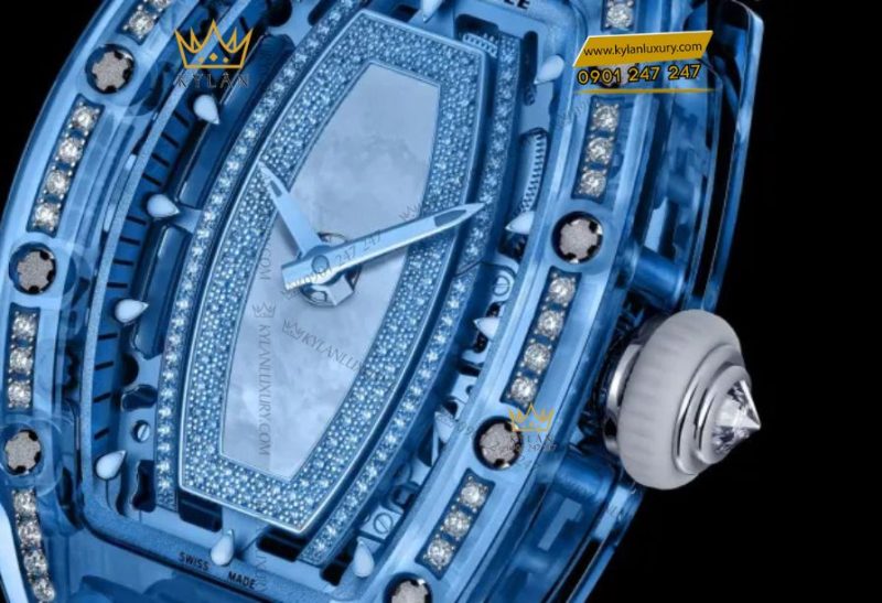 Richard Mille RM 07-02 Gemset Sapphire phong cách đồng hồ nữ xa xỉ