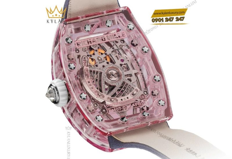 2 Richard Mille RM 07-02 Pink Automatic Sapphire