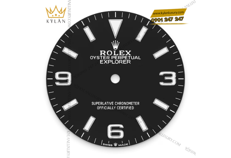 Đồng hồ Rolex Explorer 36 m124270 mặt số đen
