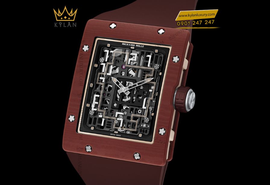 Đồng hồ Richard Mille RM 16-02 Automatic Extraflat với thiết kế chữ nhật siêu mỏng