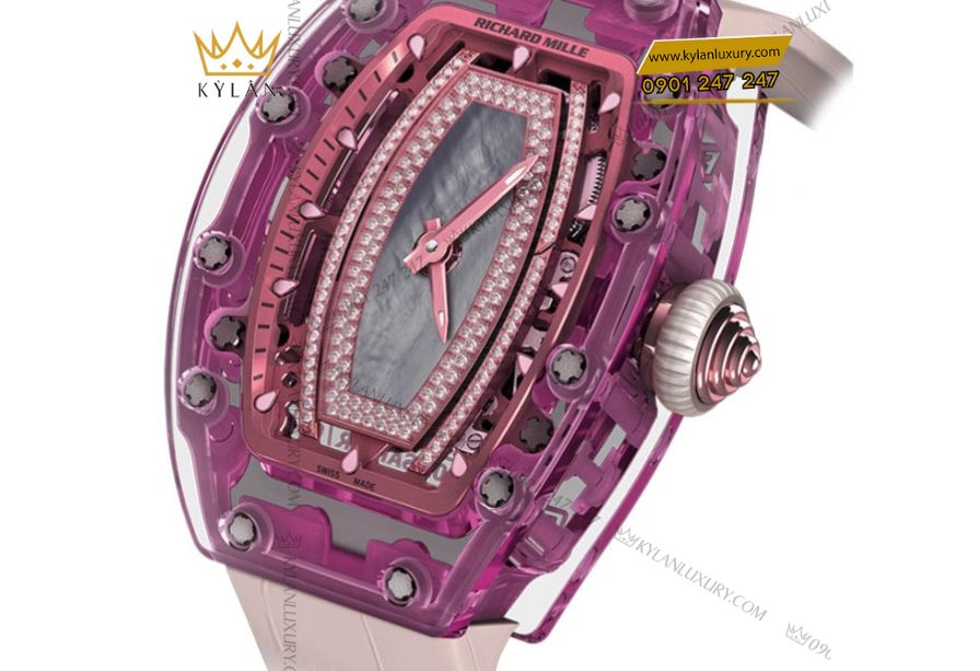 Kỳ Lân Luxury 3 3 Richard Mille RM 07-02 Pink Automatic Sapphire