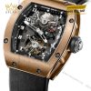 Đế bộ máy sợi nano carbon ổn định cao trên Richard Mille RM 002-V2.