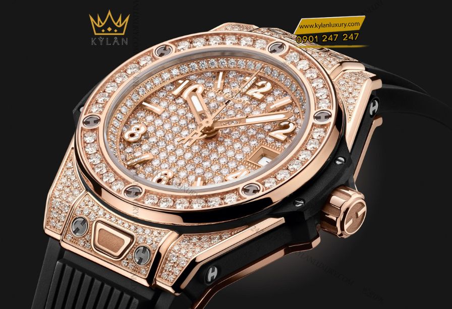 Vỏ vàng King Gold 18K đánh bóng độc quyền của Hublot Big Bang One Click King Gold 33mm