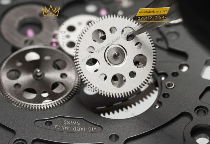 Chức năng flyback chronograph RM 032 với thao tác reset nhanh