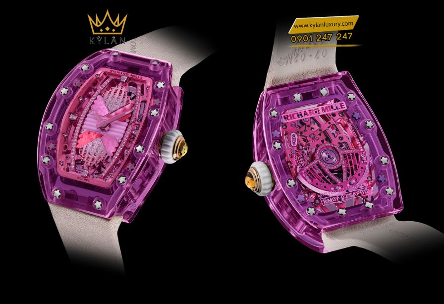 Richard Mille RM 07-02 Pink Automatic Sapphire 7 Kỳ Lân Luxury 7 3 Richard Mille RM 07-02 Pink Automatic Sapphire