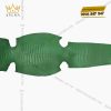 Da cá Alligator nguyên con xanh lục đậm