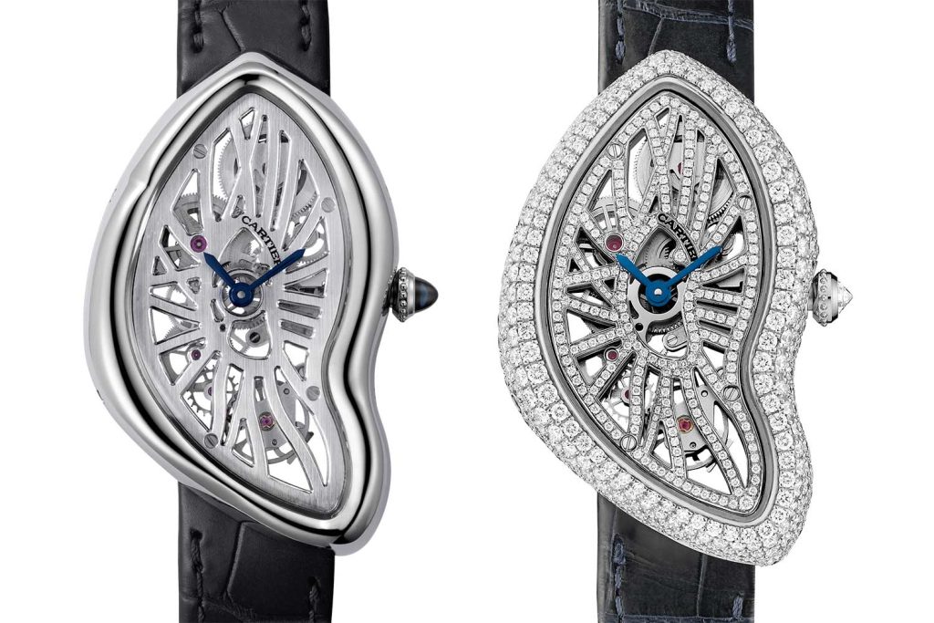 Kỳ Lân Luxury Dong ho Cartier Crash Skeleton1 Đồng hồ Cartier Crash Skeleton