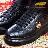 Giày bata da cá Alligator đính logo vương miện vàng Au750 và kim cương