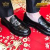 Giày da cá Alligator black