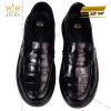 Giày da cá Alligator black