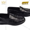 Giày da cá Alligator black