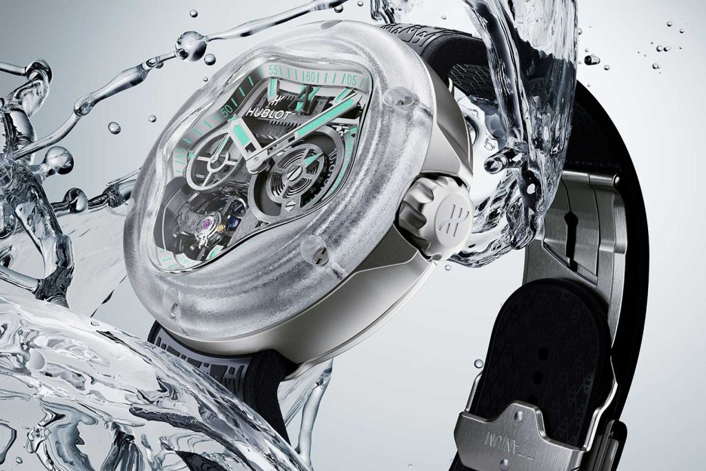 Hublot MP-17 MECA-10 Arsham Splash Titanium Sapphirea