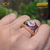 Nhẫn Kỳ Lân Signature đá quý Rainbow
