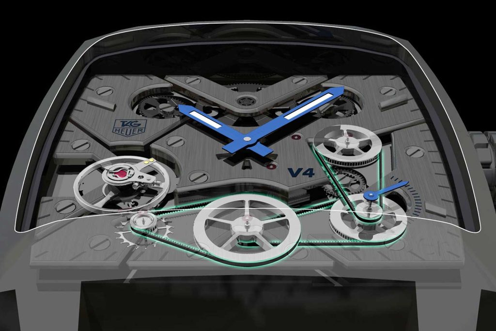 Đồng hồ TAG Heuer Monaco V4 3 Kỳ Lân Luxury TAG Heuer Monaco V41 Đồng hồ TAG Heuer Monaco V4