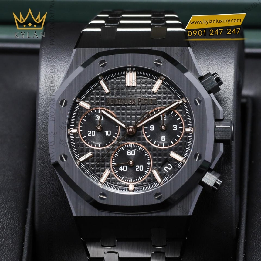 Kỳ Lân Luxury audemars piguet royal oak chronograph 26240ce oo 1225ce 02 10 Đồng hồ Royal Oak Selfwinding Chronograph Black Ceramic 26240CE