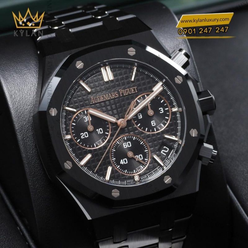 Đồng hồ Royal Oak Selfwinding Chronograph Black Ceramic 26240CE