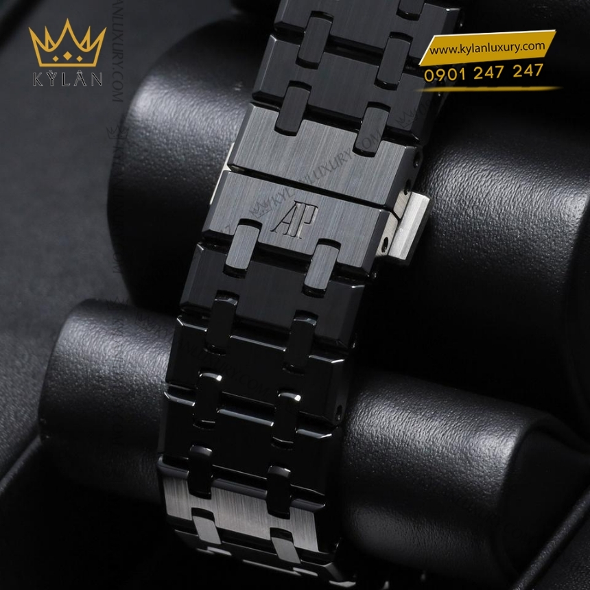 Kỳ Lân Luxury audemars piguet royal oak chronograph 26240ce oo 1225ce 02 4 Đồng hồ Royal Oak Selfwinding Chronograph Black Ceramic 26240CE