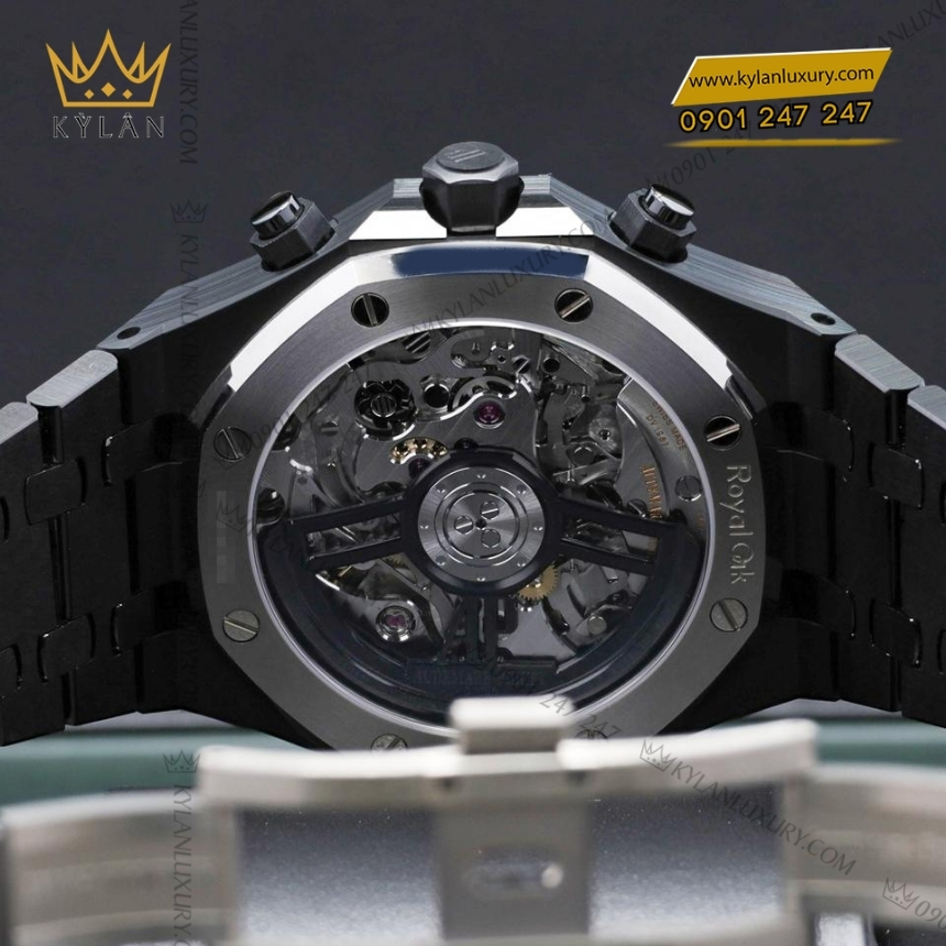 Kỳ Lân Luxury audemars piguet royal oak chronograph 26240ce oo 1225ce 02 7 Đồng hồ Royal Oak Selfwinding Chronograph Black Ceramic 26240CE