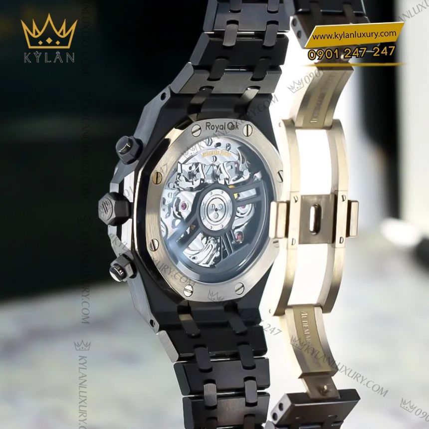 Kỳ Lân Luxury audemars piguet royal oak chronograph 26240ce.oo .1225ce.02 7 Đồng hồ Audemars Piguet Royal Oak Chronograph 41mm ceramic đen