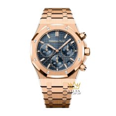 Đồng hồ Audemars Piguet Royal Oak Chronograph vàng hồng mặt xanh