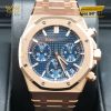 Đồng hồ Audemars Piguet Royal Oak Chronograph vàng hồng mặt xanh