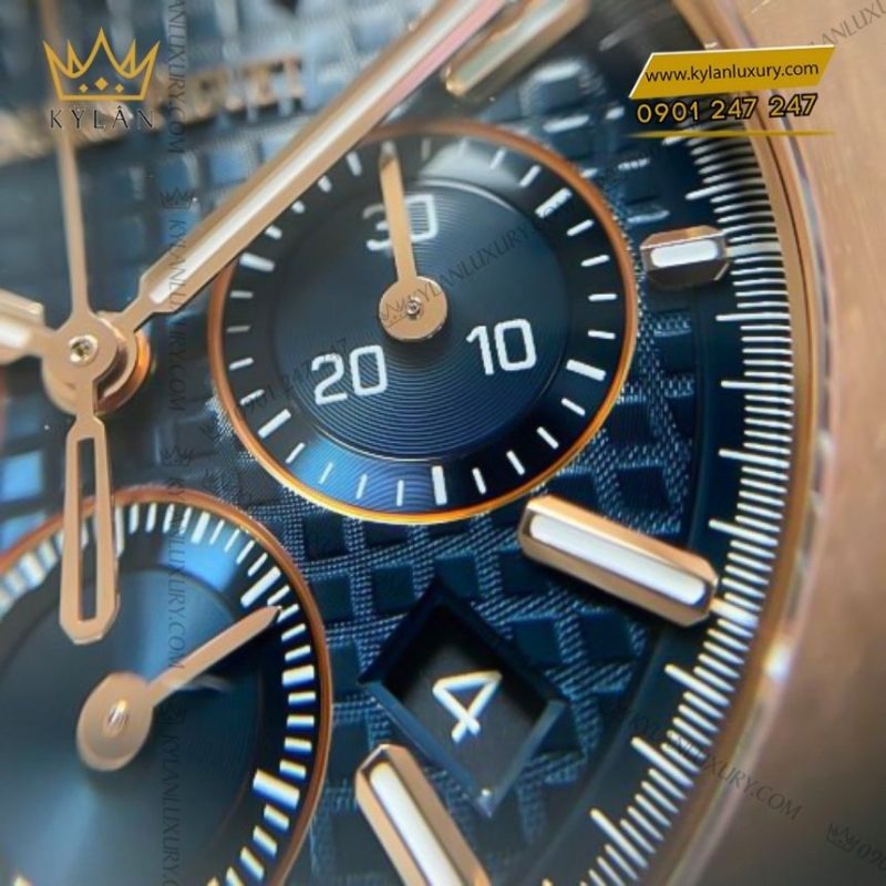 Đồng hồ Audemars Piguet Royal Oak Chronograph vàng hồng mặt xanh