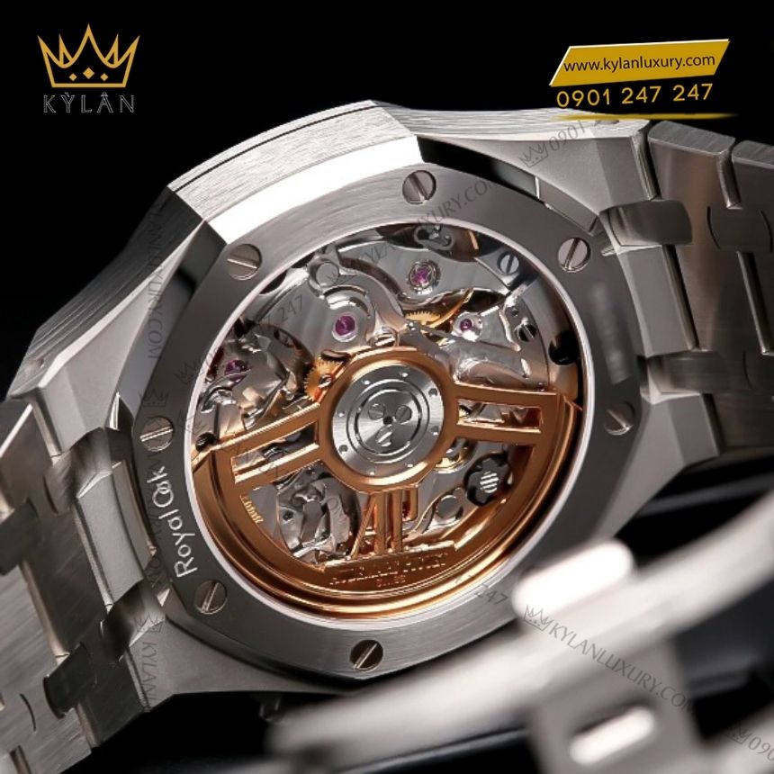 Kỳ Lân Luxury audemars piguet royal oak chronograph 26240st.oo .1320st.08 5 Đồng hồ Audemars Piguet Royal Oak Chronograph 41mm thép mặt xanh kaki