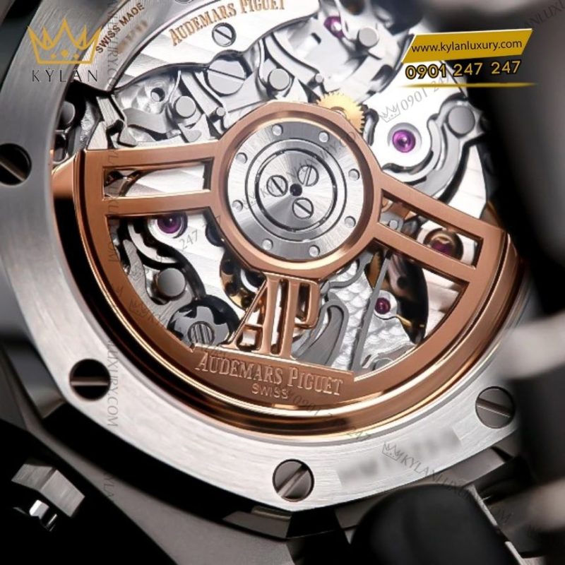 Đồng hồ Audemars Piguet Royal Oak Chronograph 41mm thép mặt xanh kaki