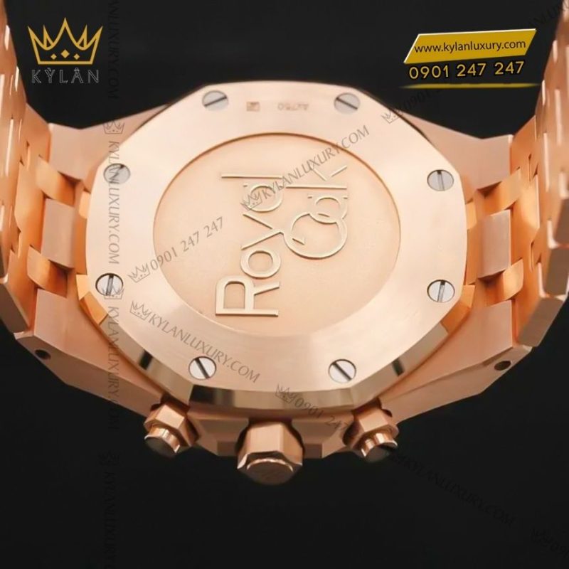 Đồng hồ Audemars Piguet Royal Oak Chronograph 38mm vàng hồng mặt xanh