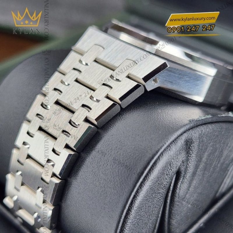 Đồng hồ Audemars Piuget Royal Oak Chronograph 38mm thép mặt xanh nhạt