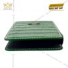 Bao da Vertu Agent Q da cá Alligator xanh lá
