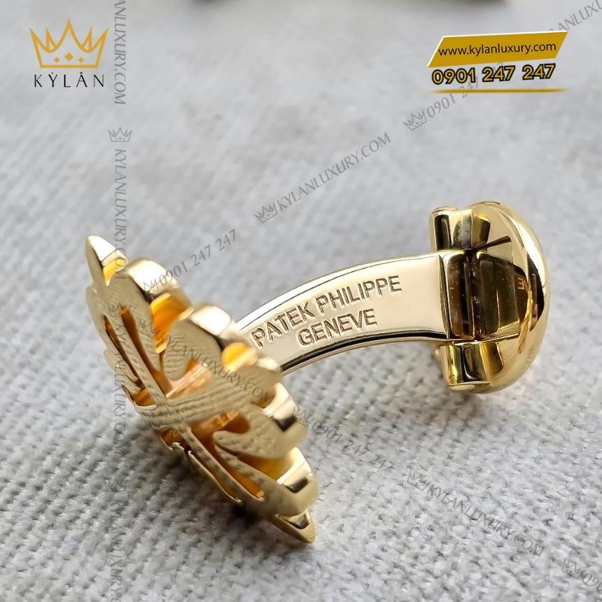 Kỳ Lân Luxury calatrava cuff links 205.9083J3 001 vang vang 10 Khuy măng sét Calatrava vàng vàng