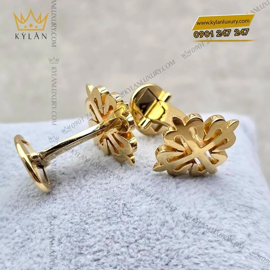 Khuy măng sét Calatrava vàng vàng 4 Kỳ Lân Luxury calatrava cuff links 205.9083J3 001 vang vang 3 Khuy măng sét Calatrava vàng vàng