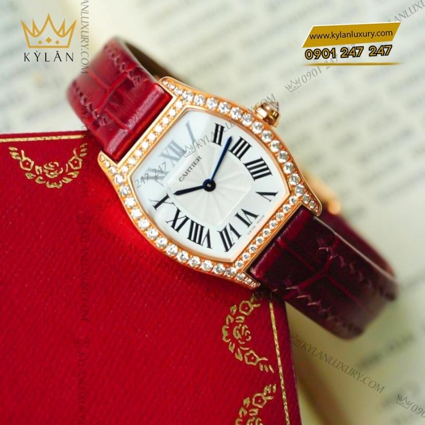 Kỳ Lân Luxury cartier tortue wa501006 vang hong dinh kim 8 Đồng hồ Cartier Tortue vàng hồng WA501006