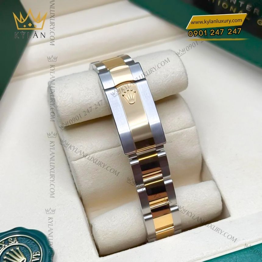 Kỳ Lân Luxury datejust 31 278343rbr 0027 xa cu kim cuong 3 Đồng hồ Rolex Datejust 31 demi xà cừ 278343RBR-0027