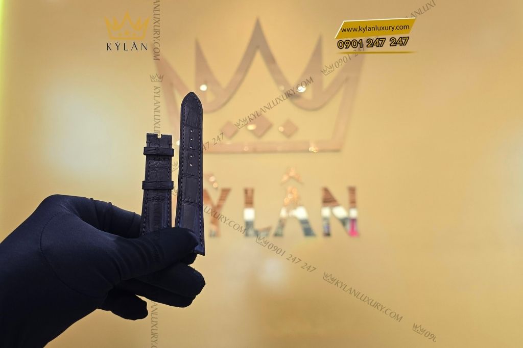 Kỳ Lân Luxury day dong ho rolex cellini da ca nau sam 6 Dây đồng hồ Rolex Cellini da cá nâu sẫm