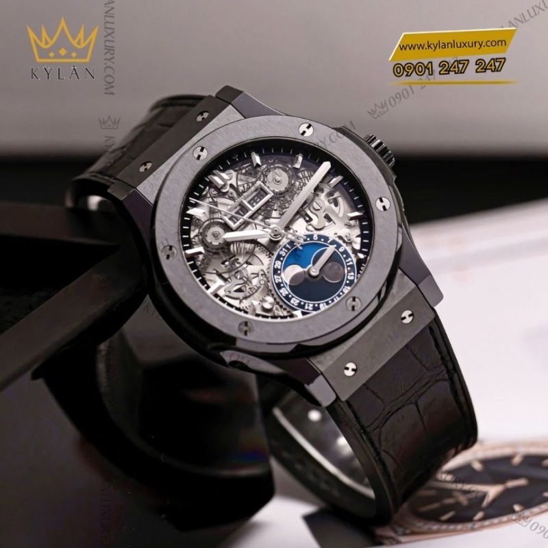 Đồng hồ Hublot Classic Fusion Aerofusion Moonphase Black Magic 42mm