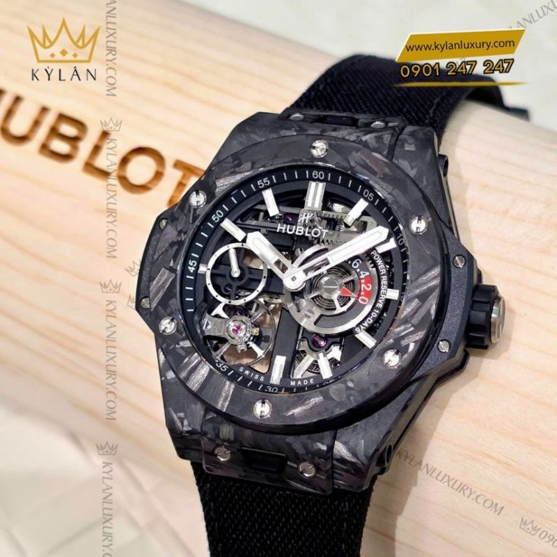 Đồng hồ Hublot Big Bang MECA 10 Frosted Carbon 42mm