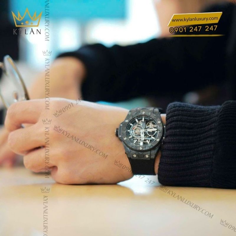 Đồng hồ Hublot Big Bang MECA 10 Frosted Carbon 42mm